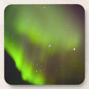 Posavasos Canadá, Manitoba, Churchill. Aurora Borealis en