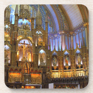 Posavasos Canadá, Quebec, Montreal. Interior de Notre