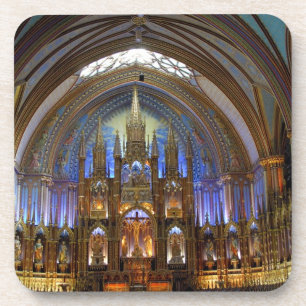 Posavasos Canadá, Quebec, Montreal. Interior de Notre 2