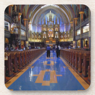 Posavasos Canadá, Quebec, Montreal. Interior de Notre 3