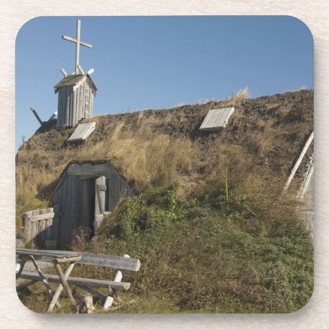 Posavasos Canadá, Terranova y Labrador, L'Anse Aux (Frente)