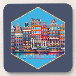 Posavasos Canal Amsterdam Países Bajos Europa