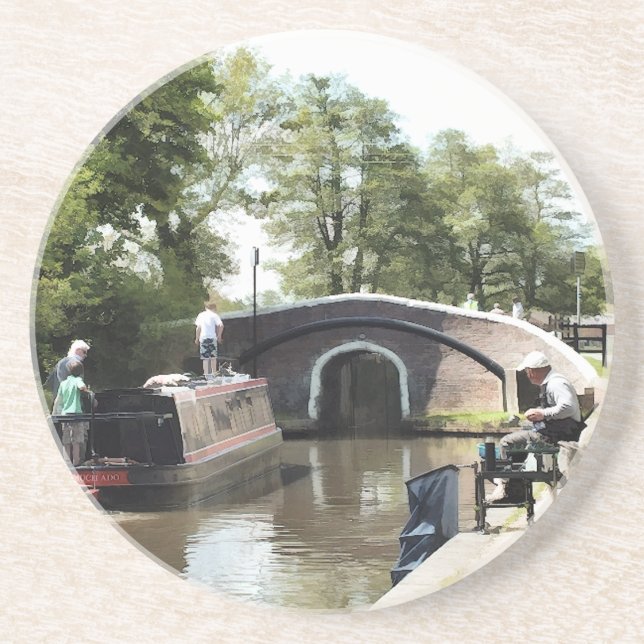 POSAVASOS CANAL BOATS (Frente)