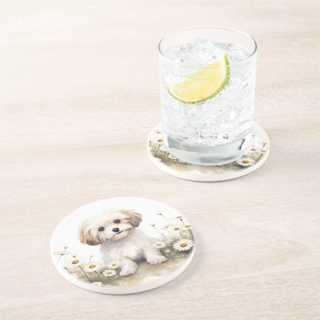 Posavasos Canales De Agua En Daisies (Lado)