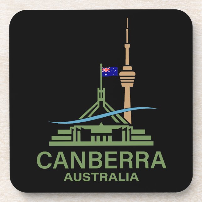 Posavasos Canberra Australia (Frente)