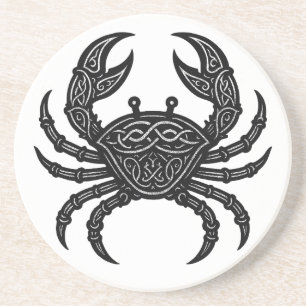 Posavasos Cáncer — Zodiaco Cangrejo de Tinta Embrujada