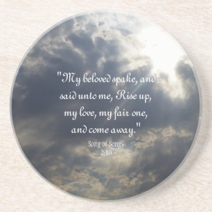 Posavasos Canción de canciones 2:10 Sandstone Coaster