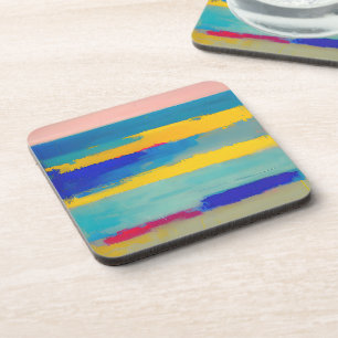Posavasos "Canción de cuna de limonada" Arte abstracto