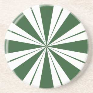 Posavasos Candía de rayas de menta rápida