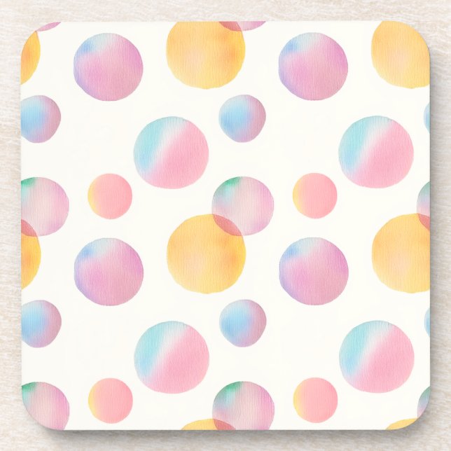 Posavasos Candy Bubbles Hard Plastic Coaster (Frente)