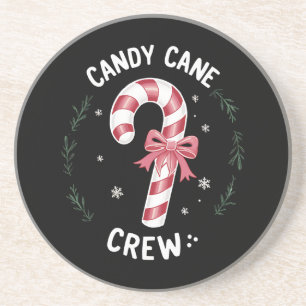 Posavasos Candy Cane Crew Funny Navidades Candy Lover Xmas