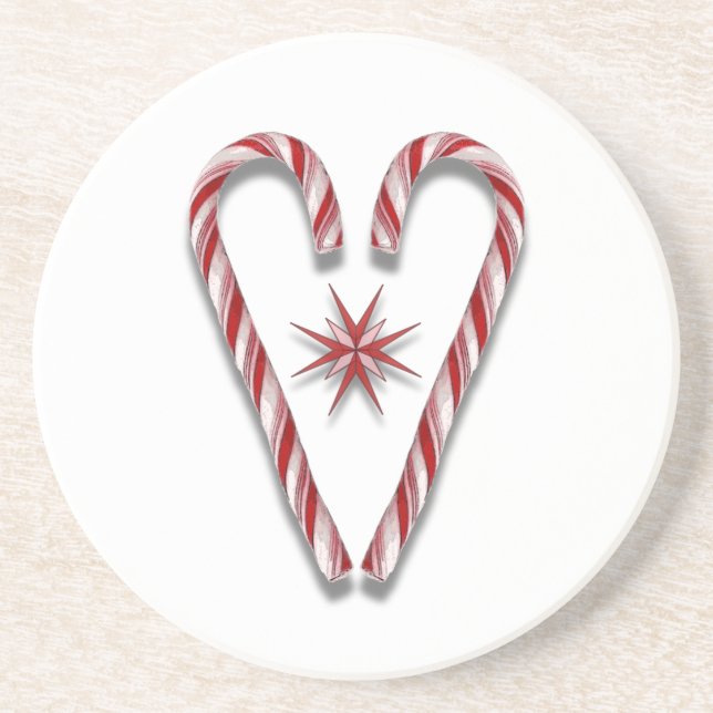 Posavasos Candy Cane Heart (Frente)