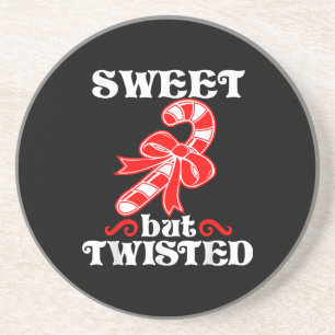 Posavasos Candy Cane Sweet Pero Twist Funny Navidades