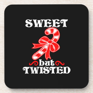 Posavasos Candy Cane Sweet Pero Twist Funny Navidades