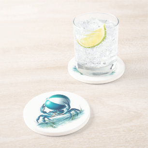 Posavasos Cangrejo azul