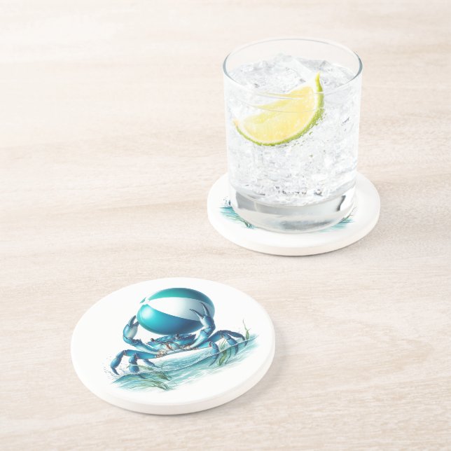 Posavasos Cangrejo azul (Lado)