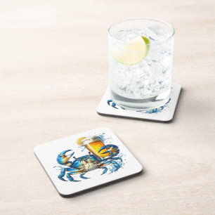 Posavasos Cangrejo azul