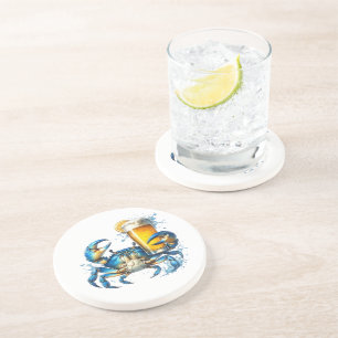 Posavasos Cangrejo azul