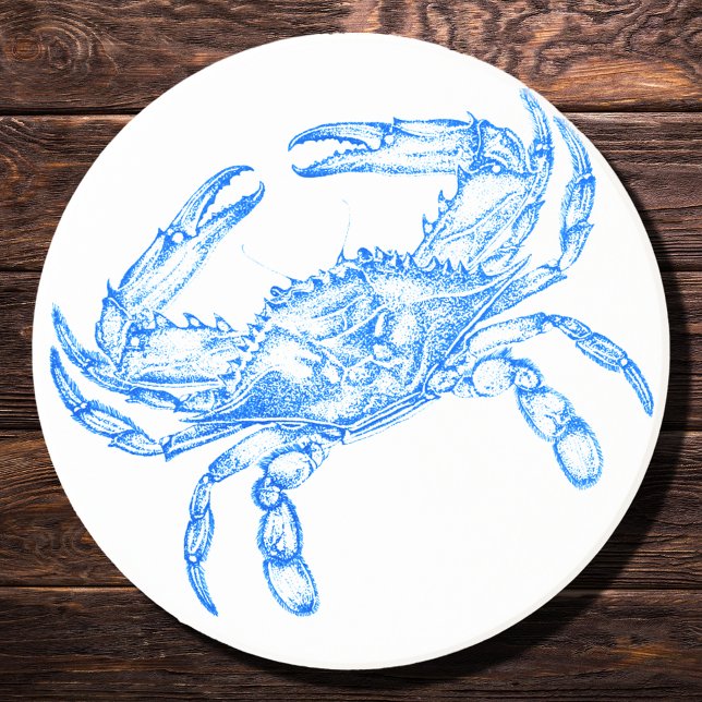 Posavasos Cangrejo azul vintage (Subido por el creador)