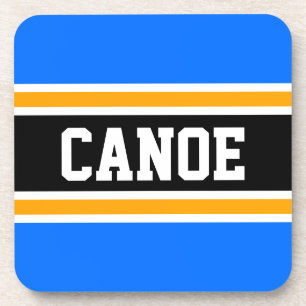 Posavasos CANOE Sporty Fun Brillante Azul Amarillo Negro Str