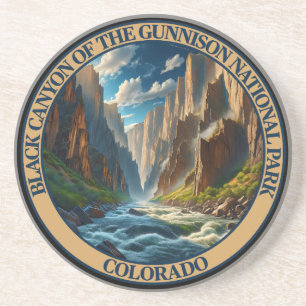 Posavasos Cañón negro del parque nacional de Gunnison