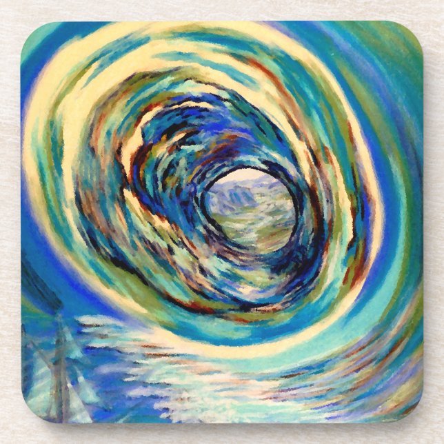 Posavasos Canotaje de la navegación a los nuevos prácticos (Frente)