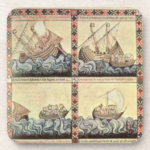 Posavasos Cantiga 33, página del 'Cantigas de Santa María