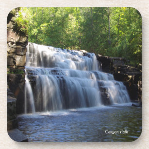 Posavasos Canyon Falls conjunto de 6 ruedas de plástico