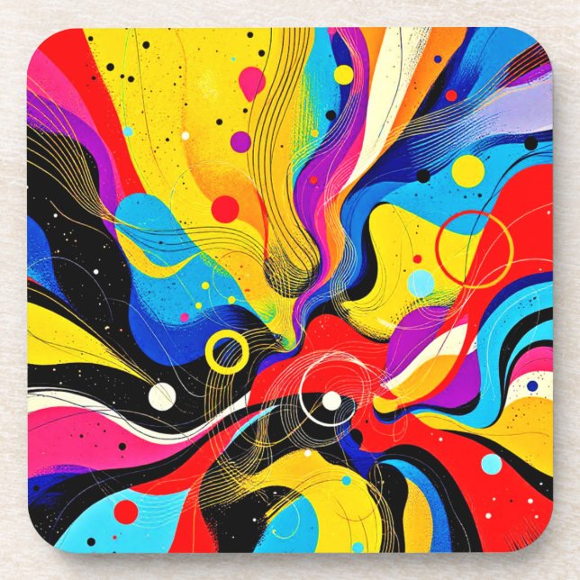 Posavasos Caos en el arte de la armonía (Frente)