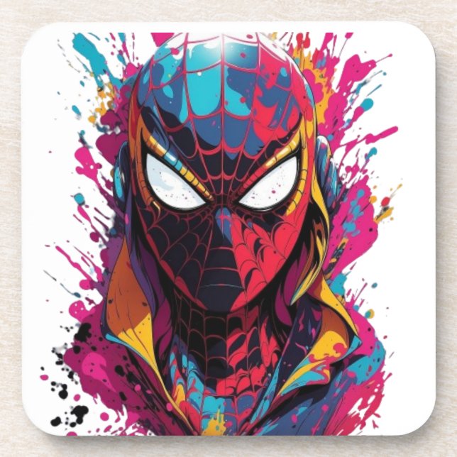 Posavasos Capa almofada homem aranha super stilosa  (Frente)