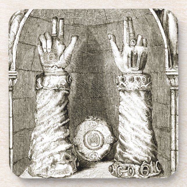Posavasos Capilla de la mano de St Patrick, 'del Trias Thua (Frente)