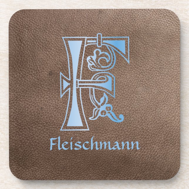 Posavasos Capital Botánica Decorativa Medieval F (Frente)