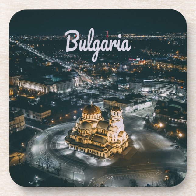 Posavasos Capital de Bulgaria Sofía Alejandro Nevsky (Frente)