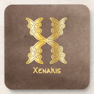 Posavasos Capital Decorativo X De Knot Celta Del Siglo Xvi