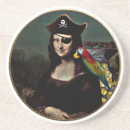 Posavasos Capitán de Piratas Mona Lisa