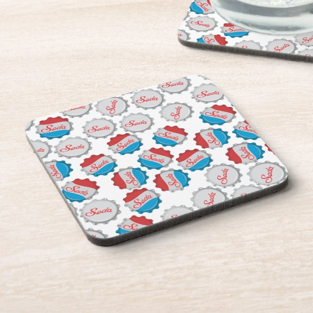 Posavasos Cápsula de frasco de Soda de época (Lado Izquierdo)