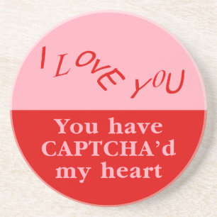 Posavasos Captcha San Valentín