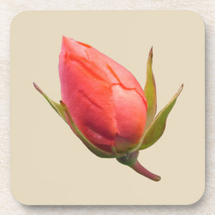 Posavasos Capullo de Rosa Rosa
