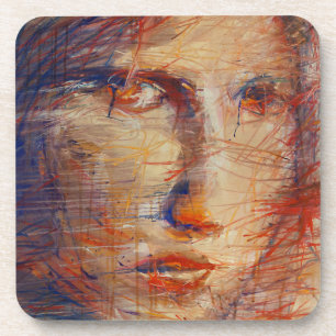 Posavasos Cara abstracta