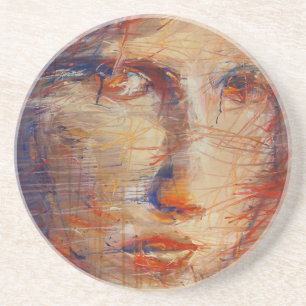 Posavasos Cara abstracta