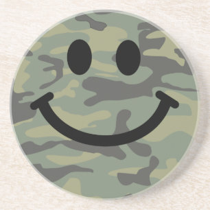 Posavasos Cara de Camo Verde