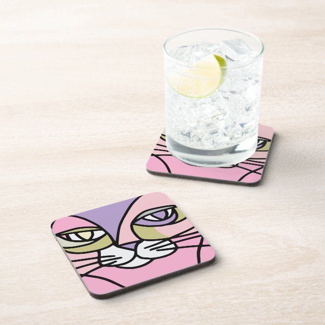 Posavasos Cara de gato (Lado Derecho)