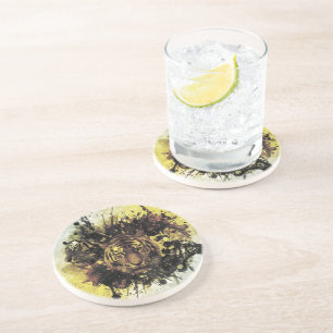 Posavasos cara de león