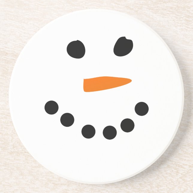 Posavasos Cara de Snowman (Frente)