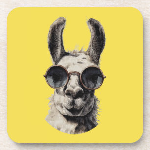 Posavasos Cara Divertida de Llama