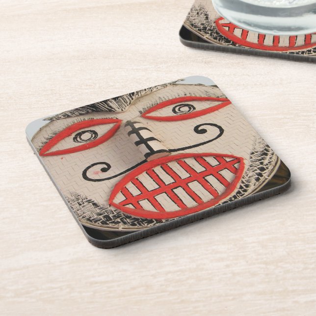 Posavasos Cara fantasma tailandesa, Festival de la máscara P (Lado Izquierdo)