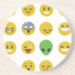Posavasos cara feliz de la emoji