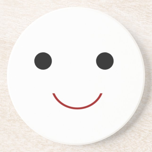 Posavasos Cara feliz linda (Frente)