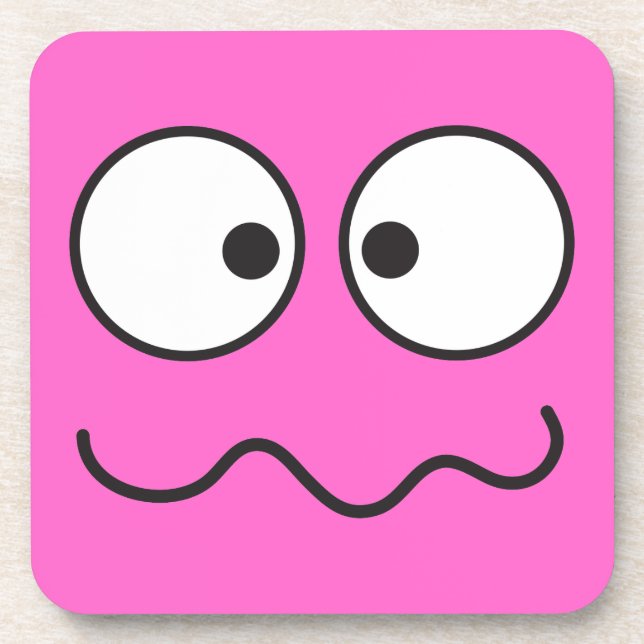 Posavasos Cara insana loca bizca (Frente)