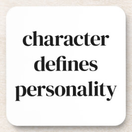 Posavasos Carácter de la escoria plástica dura